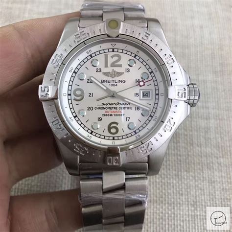 breitling automatic 1884 stainless steel